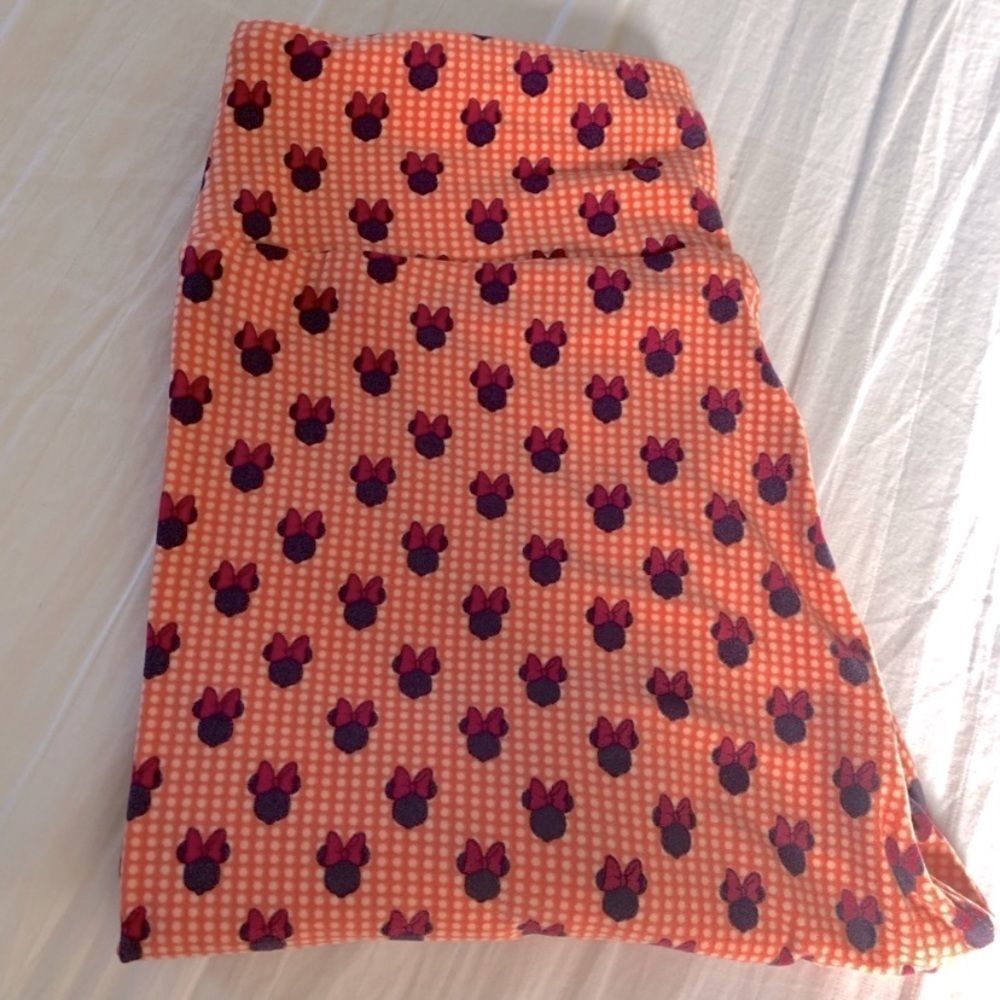NWT LuLaRoe OS Disney Minnie Mouse Leggings (Fits Sizes 2-10)